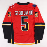 Mark Giordano Signed Calgary Flames Captain Jersey (Frozen Pond) 7xAll Star Def.