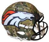 Russell Wilson Autographed Denver Broncos Authentic Camo Helmet FAN 36564