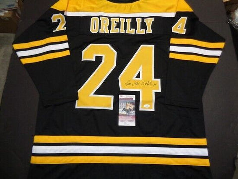 Terry O'Reilly Signed Boston Bruins Jersey (JSA COA) 2xNHL All Star Winger