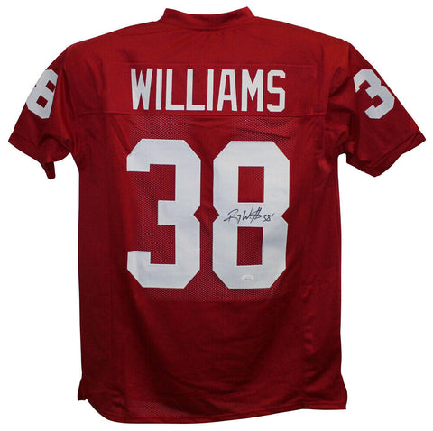 Roy Williams Autographed/Signed Oklahoma Sooners Red XL Jersey JSA 25025