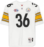 Framed Jerome Bettis Steelers Signed Mitchell & Ness White Authentic Jersey