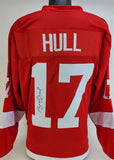 Brett Hull Signed Red Wings Jersey (JSA COA) 741 NHL Goals 4th Highest NHLTotal
