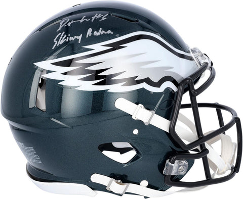 DeVonta Smith Philadelphia Eagles Autographed Riddell Speed Authentic Helmet
