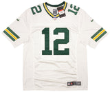 PACKERS AARON RODGERS AUTOGRAPHED WHITE NIKE TWILL JERSEY L FANATICS 209356