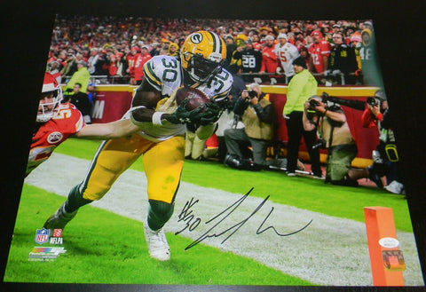 JAMAAL WILLIAMS SIGNED AUTOGRAPHED GREEN BAY PACKERS VS CHIEFS 8x10 PHOTO JSA