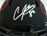 Andre Johnson Autographed Houston Texans Eclipse Speed Mini Helmet-JSA W *Silver