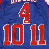 Dennis Rodman & Joe Dumars Signed Detroit Pistons Jersey (JSA) 2xNBA Champions