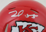 Frank Clark Signed Kansas City Chiefs Speed Mini Helmet (JSA Witness COA)
