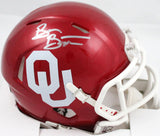 Brian Bosworth Autographed OU Sooners Speed Mini Helmet-Beckett W Holo *Silver