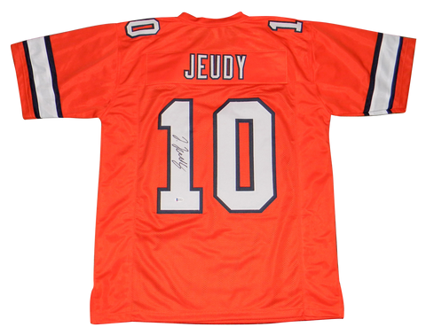 JERRY JEUDY AUTOGRAPHED SIGNED DENVER BRONCOS #10 COLOR RUSH JERSEY BECKETT