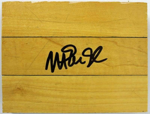 Lakers Magic Johnson Authentic Signed 4.5X6 Forum Floorboard PSA/DNA ITP