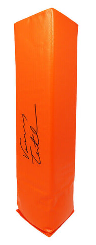 Vinny Testaverde Signed Orange Endzone Football Pylon (Schwartz Sports COA)