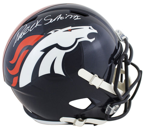 Broncos Patrick Surtain II Signed Full Size Speed Rep Helmet JSA Witness
