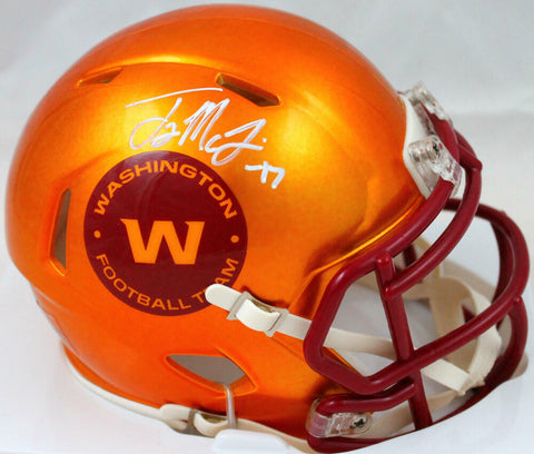 Terry McLaurin Signed Washington Football Team Flash Speed Mini Helmet-BAW Holo