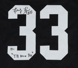 John "Frenchy" Fuqua Signed Steelers Jersey Inscribed "I'll Never Tell" Beckett
