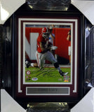 EDDIE LACY AUTHENTIC AUTOGRAPHED SIGNED FRAMED 8X10 PHOTO ALABAMA PSA/DNA 90599