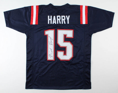 N'Keal Harry Signed Patriots Blue Jersey (JSA COA) New England Starting Rceiver