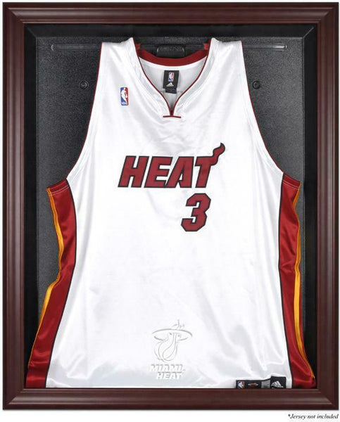 Miami Heat Mahogany Framed Team Logo Jersey Display Case - Fanatics Authentic