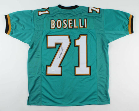 Tony Boselli Signed Jaguars Jersey (JSA Holo) Jacksonville's 1st Ever Draft Pick