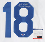 Bill Russell Signed Los Angeles Dodgers Jersey (PSA COA) 1981 World Series Patch