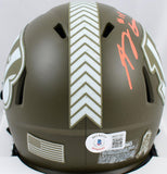 AJ Green Signed Bengals Salute to Service Speed Mini Helmet-Beckett W Hologram