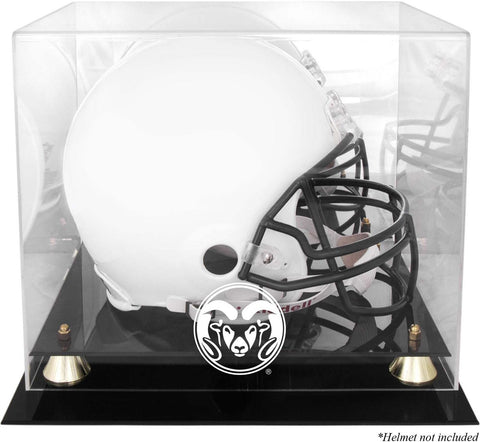 Colorado State Rams Golden Classic Team Helmet Case w Mirrored Back