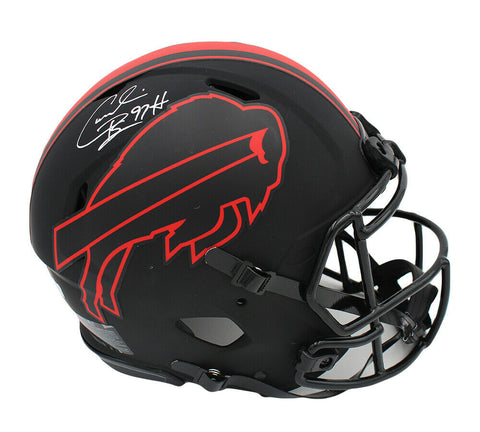 Cornelius Bennett Signed Buffalo Bills Speed Authentic Eclipse NFL Helmet
