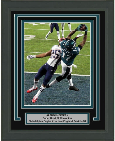 Framed Alshon Jeffery Philadelphia Eagles Super Bowl 52 Champions 8x10 Photo