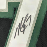 FRAMED Autographed/Signed MICHAEL VICK 33x42 Philadelphia Black Jersey PSA COA