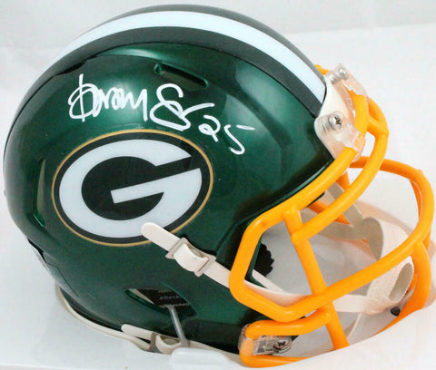 Dorsey Levens Autographed GB Packers Flash Speed Mini Helmet-Beckett W Hologram