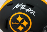 Najee Harris Autographed Pittsburgh Steelers Eclipse Speed Mini Helmet-Fanatics