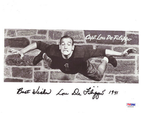 Lou DeFilippo Autographed Signed 8x10 Photo New York Giants PSA/DNA #S35429