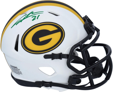 Charles Woodson Packers Signed Riddell Lunar Eclipse Alternate Speed Mini Helmet