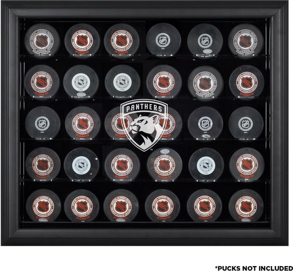 Panthers 30-Puck Black Display Case - Fanatics