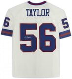FRMD Lawrence Taylor New York Giants Signed White Mitchell & Ness Rep Jersey