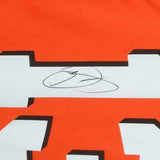 Framed Odell Beckham Jr. Cleveland Browns Autographed Nike Orange Game Jersey