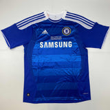 Autographed/Signed Didier Drogba Chelsea FC Blue Soccer Jersey Beckett BAS COA