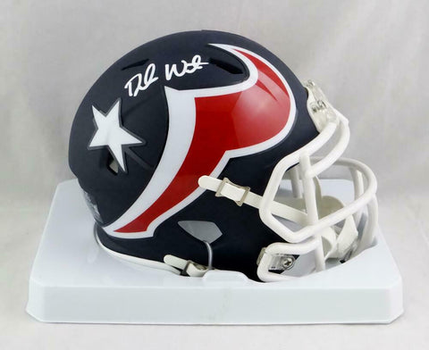 Deshaun Watson Signed Houston Texans AMP Speed Mini Helmet - JSA W Auth *White