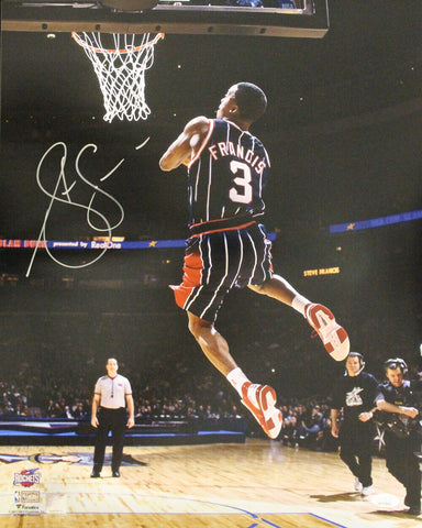 Steve Francis Autographed/Signed Houston Rockets 16x20 Photo JSA 33859