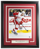 Niklas Kronwall Signed Framed 11x14 Detroit Red Wings Hockey Photo JSA