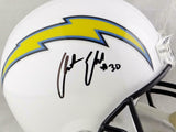 Austin Ekeler Autographed F/S LA Chargers TB Helmet- Beckett W *Black