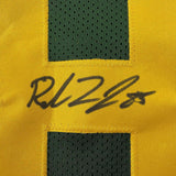 Framed Autographed/Signed Robert Tonyan 33x42 Color Rush Green Jersey JSA COA
