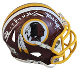 Washington SB QBs (3) Signed Signed Speed Mini Helmet Autographed BAS Witnessed