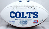Kwity Paye Autographed Indianapolis Colts Logo Football *Thin-Beckett W Hologram