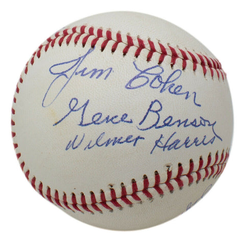 Negro League Legends Multi Signed Baseball 7 Signatures BAS LOA AA13295
