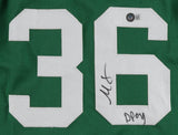 Marcus Smart Signed Boston Celtics Green Home Jersey Inscribed "DPOY" (Beckett)