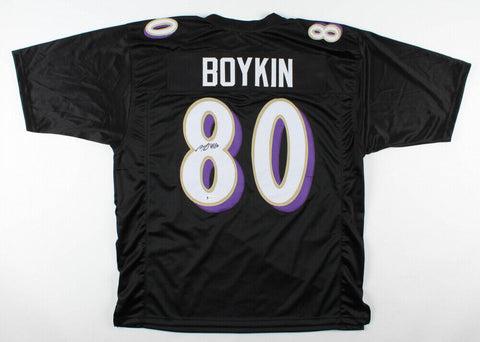 Miles Boykin Signed Baltimore Ravens Jersey (Beckett COA) Former Notre Dame WR