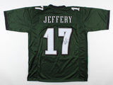 Alshon Jeffery Signed Philadelphia Eagles Green Jersey (Beckett COA) Receiver
