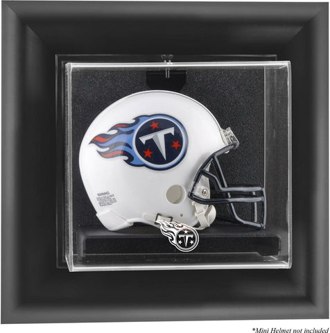 Tennessee Titans Black Framed Wall-Mountable Mini Helmet Logo Display Case