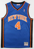 Nate Robinson Signed New York Knicks Mitchell Ness Jersey (Beckett COA) Stained